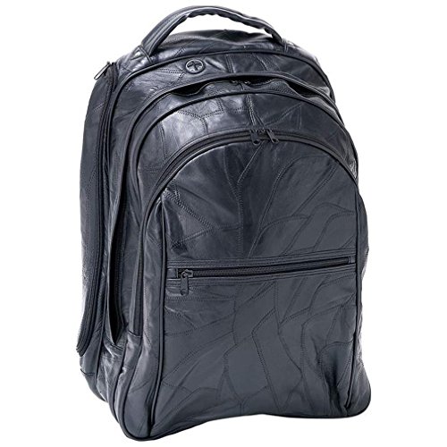 18'' Genuine Leather Laptop Backpack