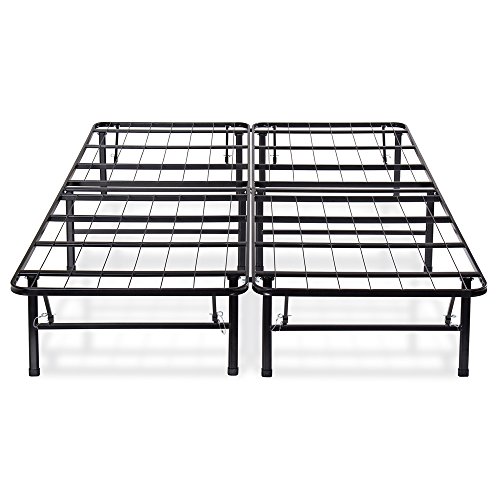 Olee Sleep 14 Inch Metal Platform Foundation Bed Frame 14BF01F