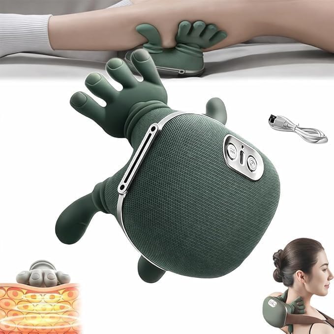 Neck Massager with Heat, Shiatsu Neck and Back Massager with 4D Kneading, Wireless Deep Tissue Massage for Shoulder and Cervical Pain Relief, Portable and Rechargeable for Home and Office-image-31