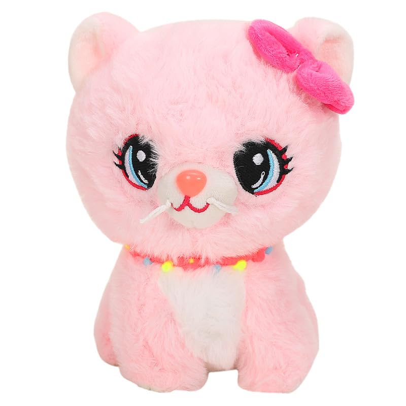 STRIDERS Cat Plush Soft Toy Baby – Pink | Cute Stuffed Animal for Kids | Huggable Cuddly Kitten for Girls & Boys | Soft Safe Plush for Everyday Play
