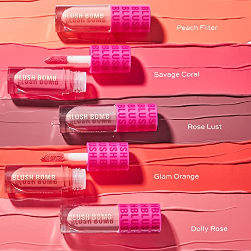 Makeup Revolution, Revolution, Blush Bomb Cream Blusher, Dolly Rose, Available in 4 shades - Image 5