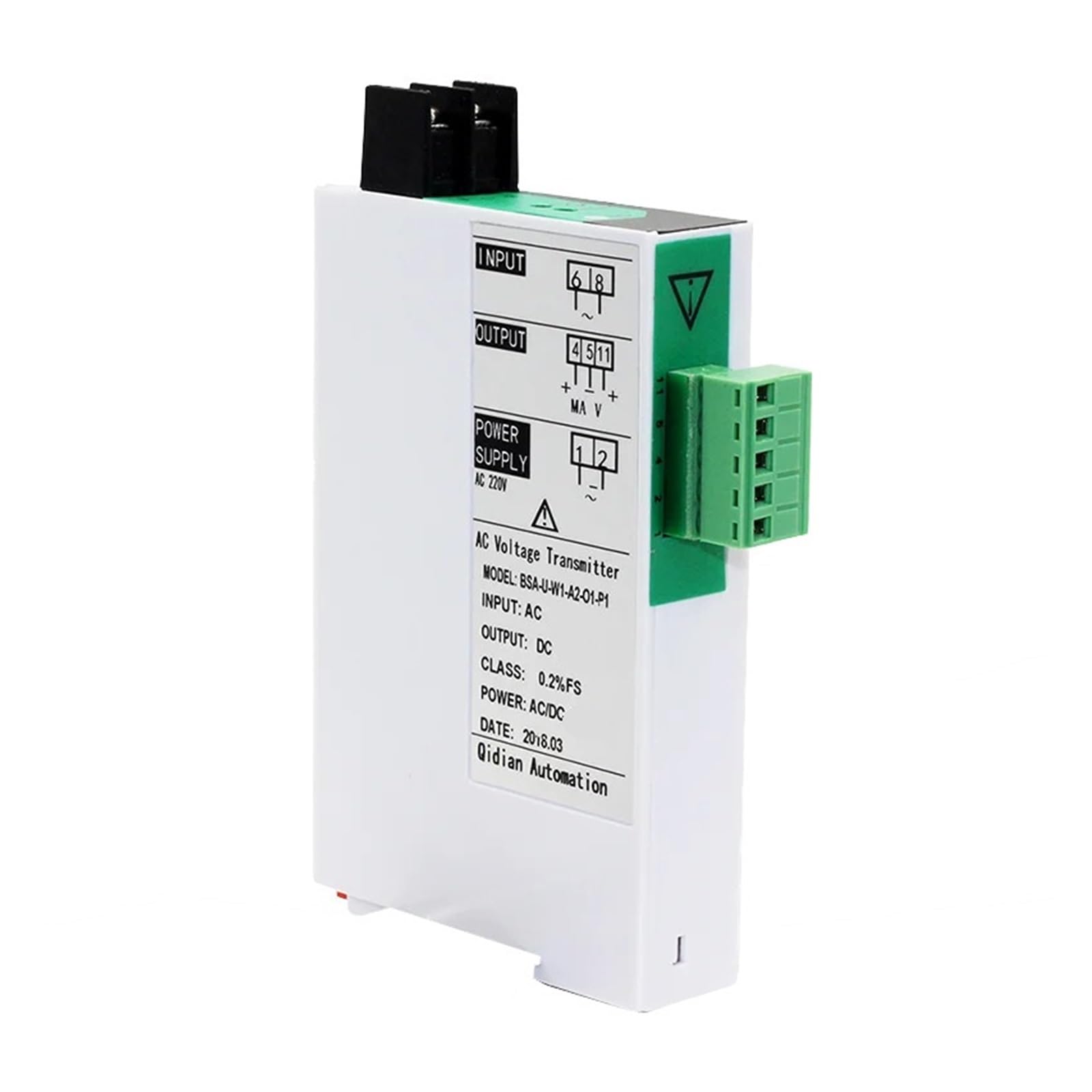 Current sensors, DC24V Power Supply AC1A 5A 10A Input 4-20mA 0-10V 0-5V Output Current Transmitter AC Sensor(Dc 010v Output,AC 05A)