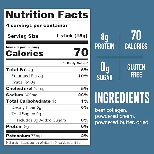 Image of LonoLife Keto Beef Bone Broth Powder Mix | Grass-Fed, 10g Protein | Collagen-Rich, Keto & Paleo Friendly | Natural Ingredients | 4 Portable Stick Pack Servings