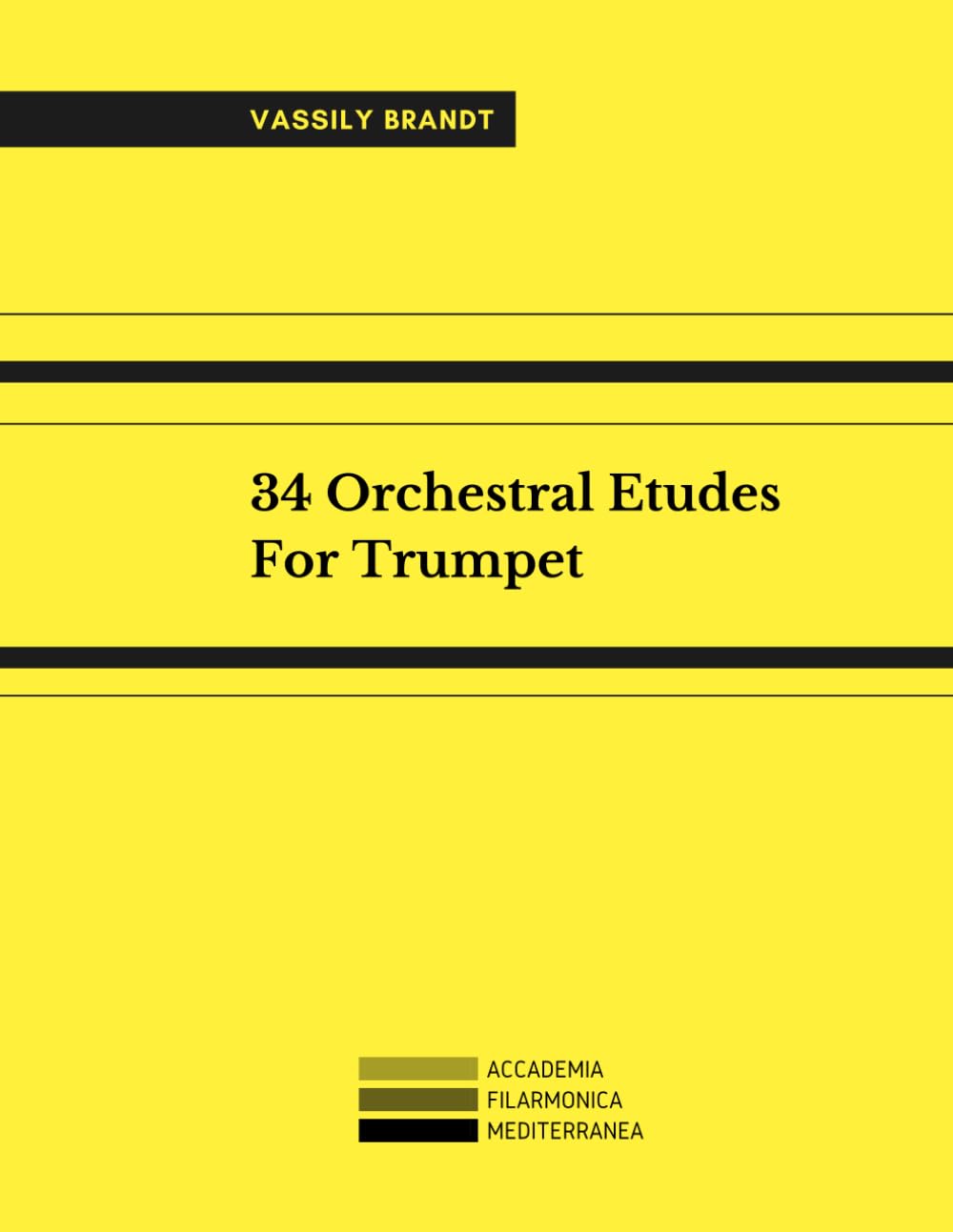 34 Orchestral Etudes for Trumpet