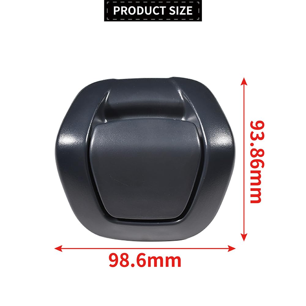 Insieme di Maniglie Alza Sedile Anteriore Destro 1579620 / Sinistro 1579644 compatibili con Ford KA MK2 2008-2016 (nero Anteriore Destro)