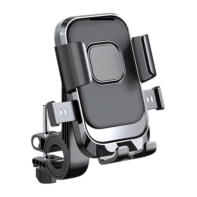 Bike Phone Mount – Universal Adjustable Motorcycle/Bicycle/Scooter Cell Phone Holder, 360° Rotation, Anti-Shake Protection, Secure Handlebar Clamp for All Smartphones & Outdoor Riding-image-35
