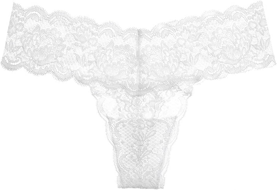 NicefulWomen's Underwear Sexy lace Transparent Thong Seamless Breathable Panties for Women