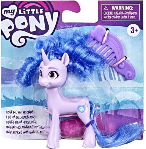 Hasbro My Little Pony Best Movie Friends - Poseable Articulated Figures with Accessories - (Izzy Moonbow) image 4