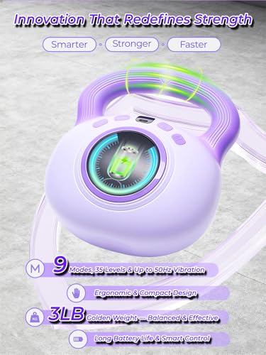 Vibration Kettlebells for Women, Vibration Plate Exercise Machine - image 6