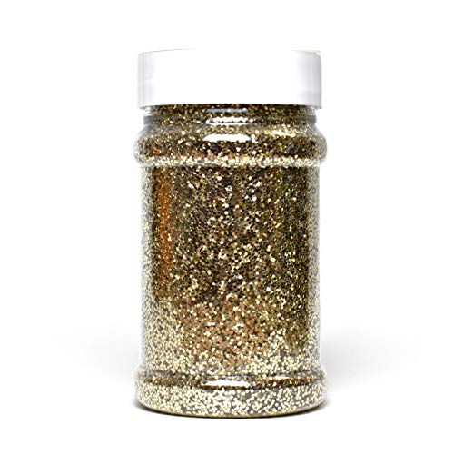 Glitterexpress Paillettes en PVC, champagne, 250G Cover