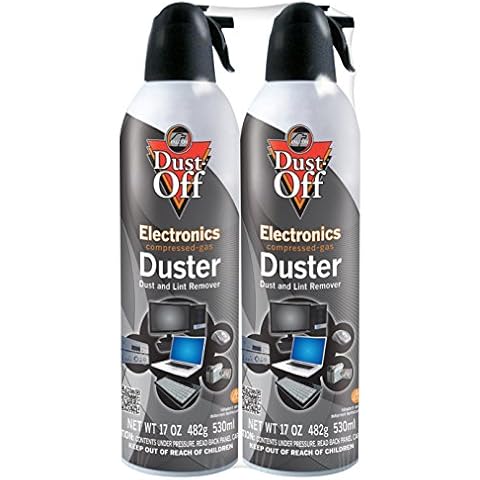 Dust-Off 17 oz Compressed Gas Duster, 2 Pack (DPSJMB2) Cover
