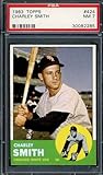 Charley Smith PSA NM 7 1963 Topps 424
