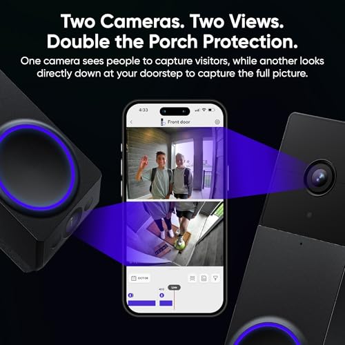 WYZE Wireless Duo Cam Doorbell Camera Video Doorbell w Wi-Fi Chime, 2K HD - image 4