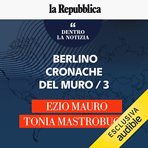Diseño de la portada del título Berlino cronache del muro 3