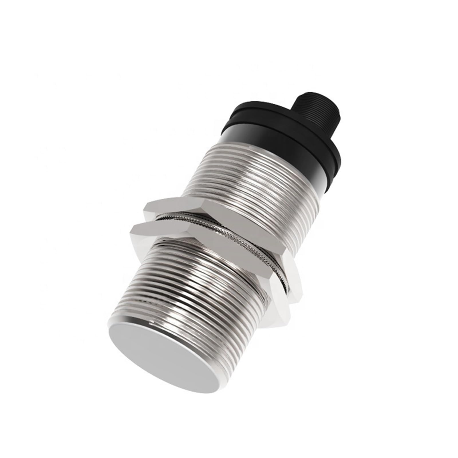 Sensor de proximidad capacitivo M30 de 10 mm o 15 mm con carcasa metálica serie CR30, 3/4 hilos, NPN/PNP