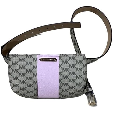 Michael Kors Women's Brown/Pink Belt Bag Cover
