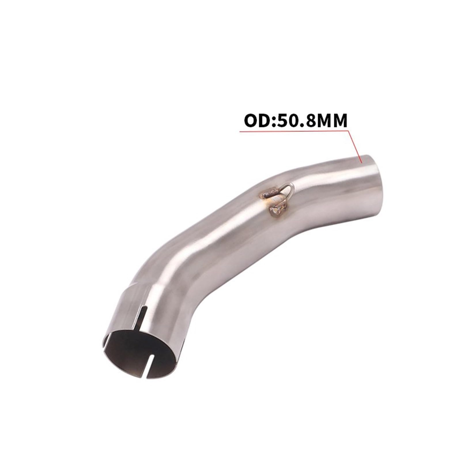 FUNFOB Silenciador Escape Motocicleta para 401 para SVARTPILEN 401 para VITPILEN 125 250 2020-2023 Escape Moto Modify Mid Link Pipe Silenciador De Escape