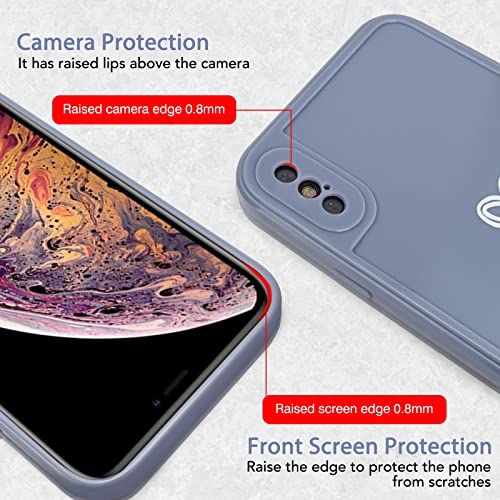 Newseego Compatible for iPhone XS MAX Phone Case, Fashion Cute Love-Heart Shape Simple Pattern iPhone XS MAX Soft Silicone Case Slim Light-wight Protective Back Cover TPU Case for iPhone XS MAX-Grey Newseego Compatible for iPhone XS MAX Phone Case, Fashion Cute Love-Heart Shape Simple Pattern iPhone XS MAX Soft Silicone Case Slim Light-wight Protective Back Cover TPU Case for iPhone XS MAX-Grey