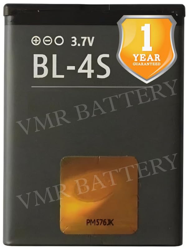 Image of Original BL-4S Battery Compatible for Nokia X3-02 - (860mAh) - 1 Year Warranty K7