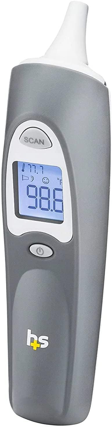 HealthSmart Digital Ear Thermometer for Babies, Kids and Adults - Instant and Accurate Results, Infrared Technology, Visual Fever Indicator, and 30 Disposable Lens Covers : Everything Else