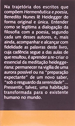 Hermenêutica e Poesia: o Pensamento Poético