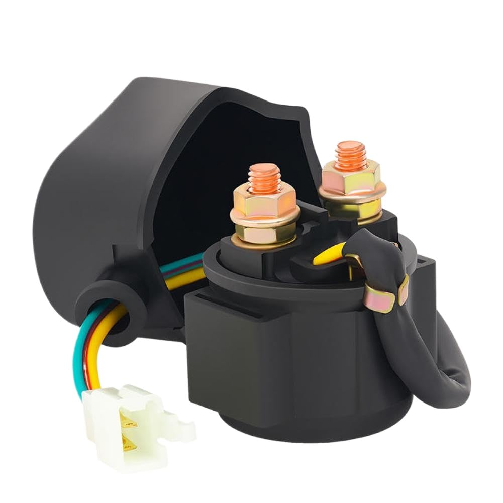 Relé de solenoide de arranque de 12 V Compatible con piezas de motocicletas automotrices para 125 600 MOTO-4 200 350 50 YFM50 80 YFM80 SRX250
