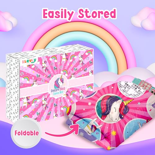 Klevly KL0010 Unicorn Dance Mat For Kids Ages 6+ thumb #4