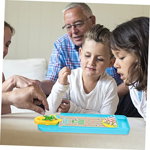 Juguete de bolos de mesa TOYANDONA para tardes de fiesta familiar y juegos infantiles 3