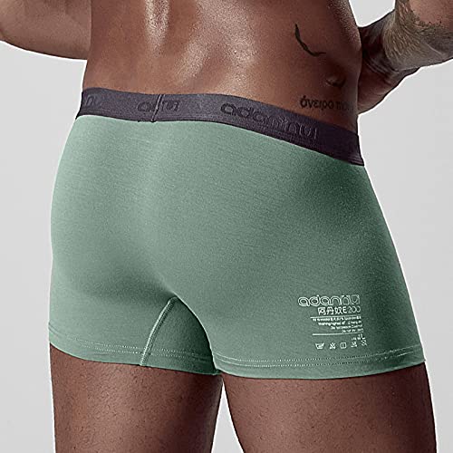 Boxershorts voor heren, katoenen onderbroek, basic boxerbroek, herenondergoed, broekje, sneldrogend, ademend, U-convexe… - Afbeelding 6