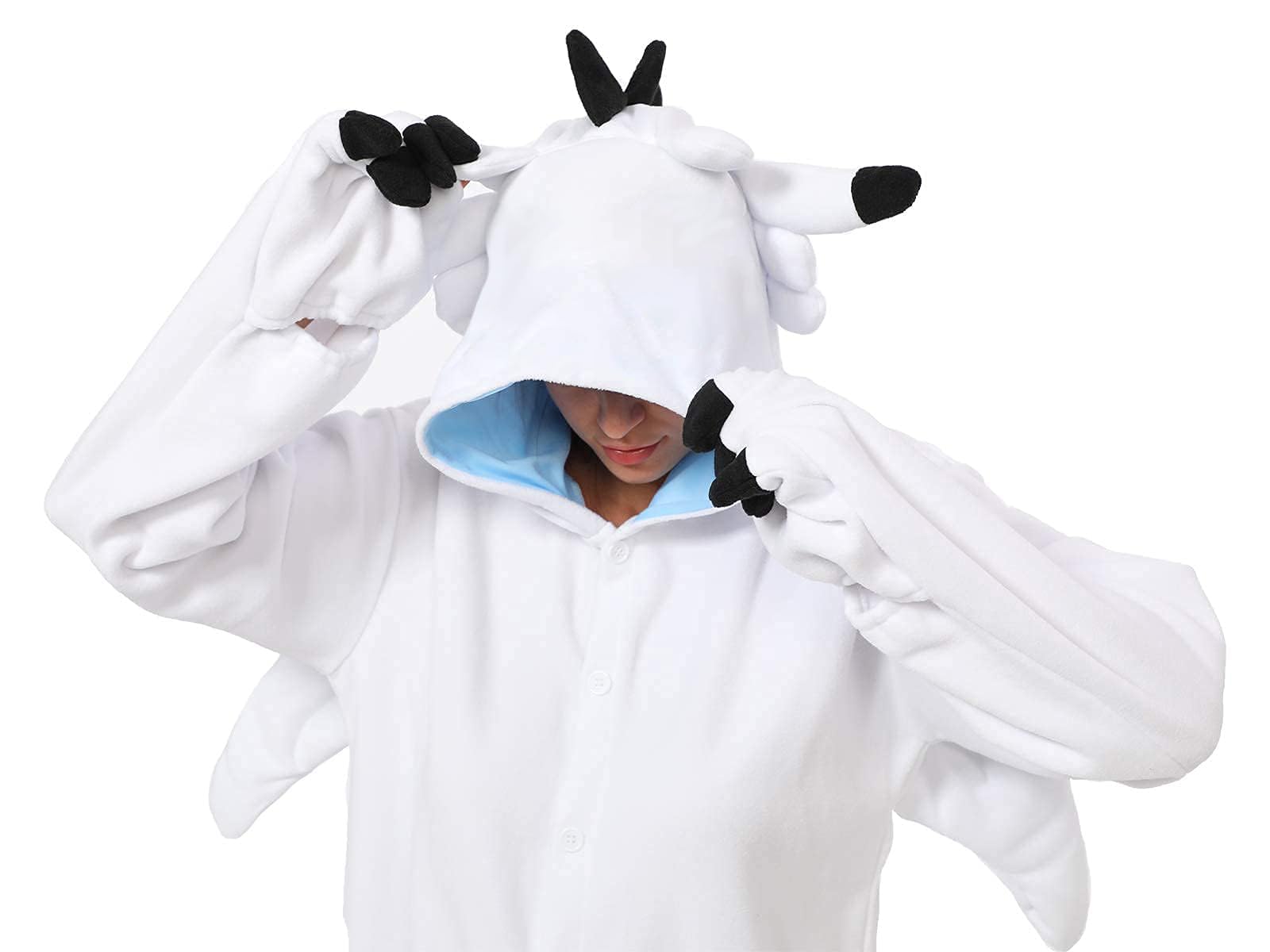 dressfan Unisex Drago Costumi Drago Pigiama Tuta Halloween Carnevale Costumi e Cosplay,Regali Pigiama di Natale per Donna Uomo