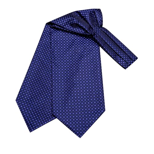 Image of Dubulle Paisley Floral Ascot for Men Self Tie Mens Cravat and Pocket Square Cufflinks Wedding