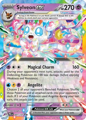 Pokemon - Sylveon 041/131 – Prismatic Evolutions – Double Rare – Foil Single Card