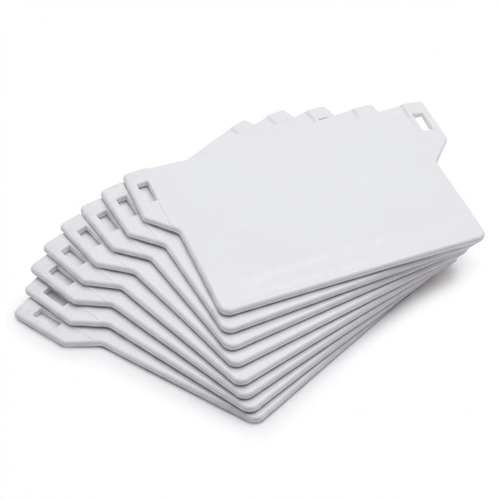 10 Pcs Vertical Blind Weights for 89mm 3.5 Inch Slats - White Plastic Bottom Weights Slats - Durable Vertical Blinds Repair Parts & Blind Weights Replacement for Window Blinds