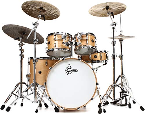 GRETSCH Tambores Renown  Carcasa Pack w/22 "Kick  brillante naturales