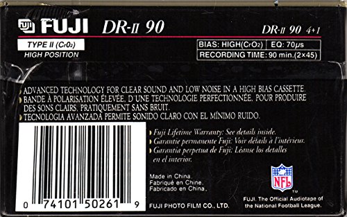 Fuji 5 Pack Recordable Audio Tapes (DRII904PLUS1) - image 2