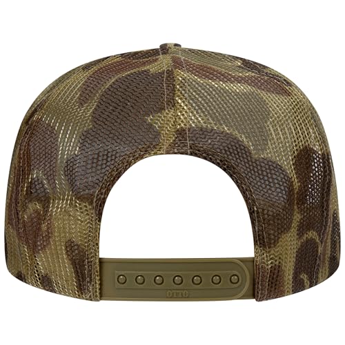 Image of OTTO Polyester Foam Front 5 Panel High Crown Mesh Back Trucker Hats in 97, Bulk, Wholesale