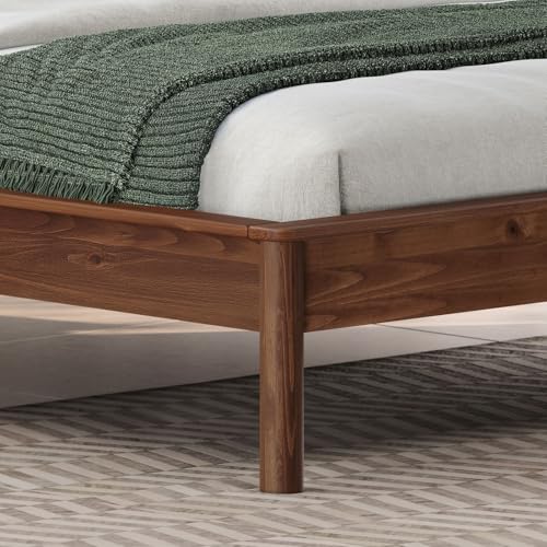 IDIMEX Massivholzbett APOANA Doppelbett 140x200 cm, kastanienfarben - Holzbett mit Kopfteil aus Kiefernholz,140 Bett mit Lattenrost, modern