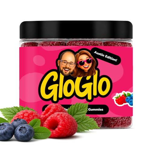 Image of GloGlo Dextrose Energy Chews | Glucose Gummies for Running, Cycling & Endurance | Fast Glucose Gel Packs Alternative for Long Runs & Rides | Running Gummies Built for Athletes | Vegan, Gluten Free (25 Gummies, Austin Basis X Mixed Berries)