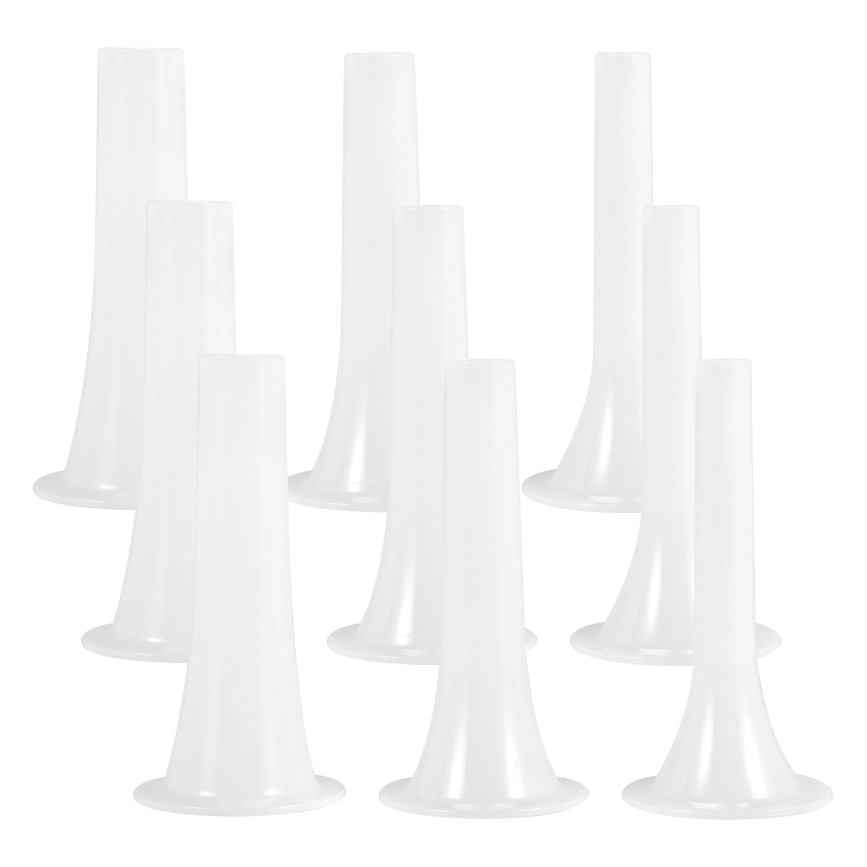 Tuesoa 9Pcs Plastic Sausage Stuffer Tubes Funnels Sausage Filling Tool for Size 5 Meat Grinder Food Grinder 1.5cm,1.9cm,2.3cm