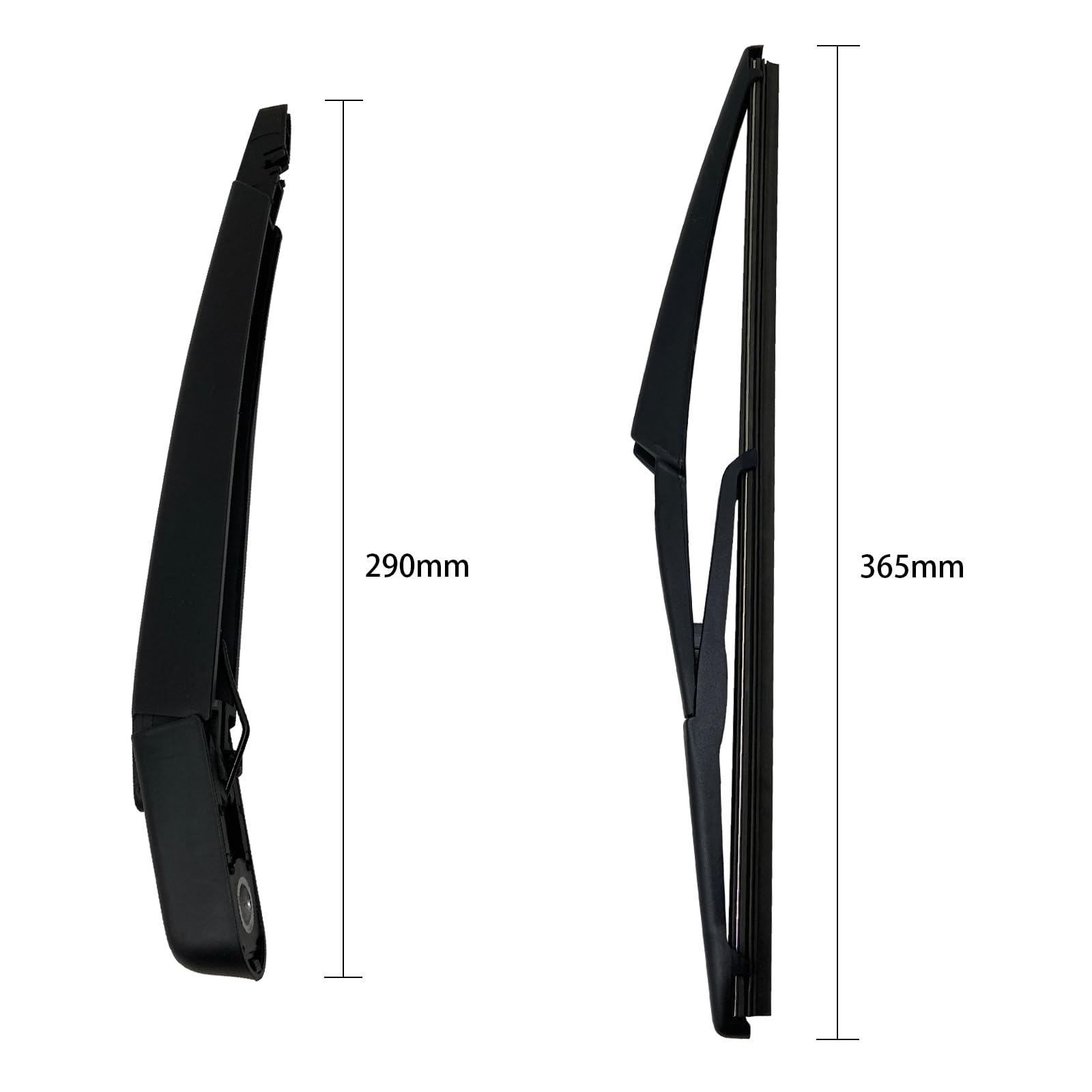 Hojas de repuestoBrazo de limpiaparabrisas trasero para Qashqai 2013-2019, MCamooer brazo de limpiaparabrisas trasero compatible con accesorios Nissan Qashqai 2013-2019
