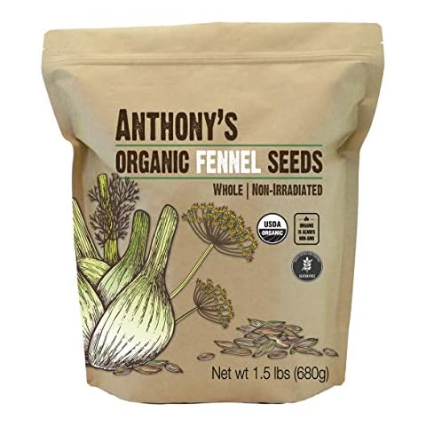 Anthony's Organic Fennel Seeds Cover