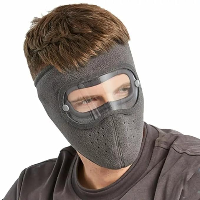 Unisex Winter Face Mask – Cotton, Windproof & Sun Protection, Full Coverage with Eye Shield, Warm Goggles for Cycling, Biking, Outdoor Sports (Men & Women)-image-39