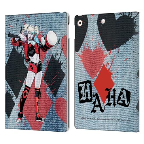 Housse iPad 10.2 Harley Quinn en cuir pour éviter les rayures
