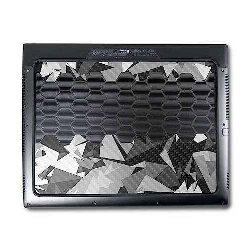 Image of MightySkins Carbon Fiber Skin Compatible with Alienware M18 R1 (2023) Full Wrap Kit - Mono Camo | Protective, Durable Textured Carbon Fiber Finish | Easy to Apply & Change Styles | Made in The USA
