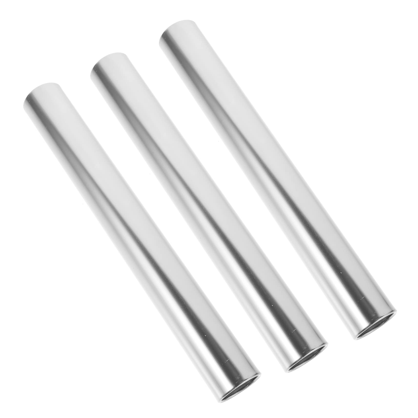 Abaodam Aluminum Alloy Set 3pcs Track Relaying Stick for Boys and Girls Running Relay Race Supply
