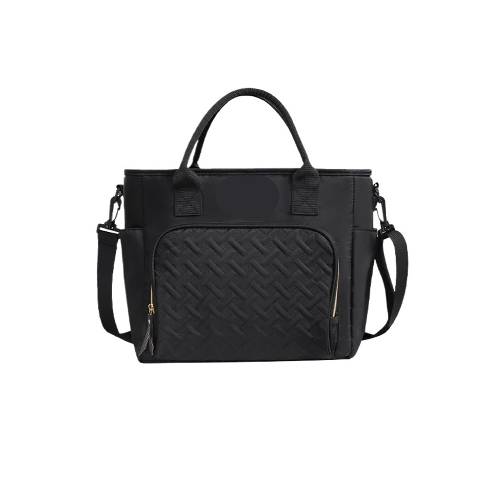 Plecak kempingowy, Przenośna termiczna skrzynka na żywność, wodoodporna, biurowa chłodziarka, lunchbox, izolowana obudowa(Black)