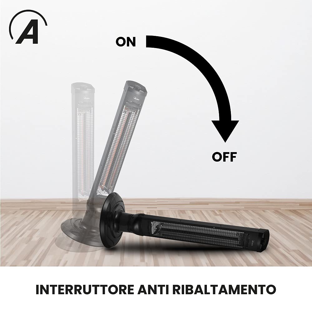Stufetta elettrica Ardes AR4B03 - Interno - 1000 W - Riscaldatore ambiente elettrico a infrarossi -