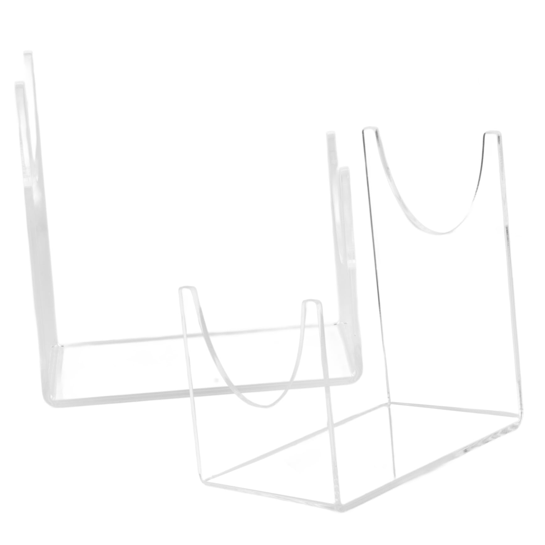 OUNONA 2pcs Acrylic Sword Display Stand Horn Craft Showpiece Desktop Sword Rack Home Decorative Bracket