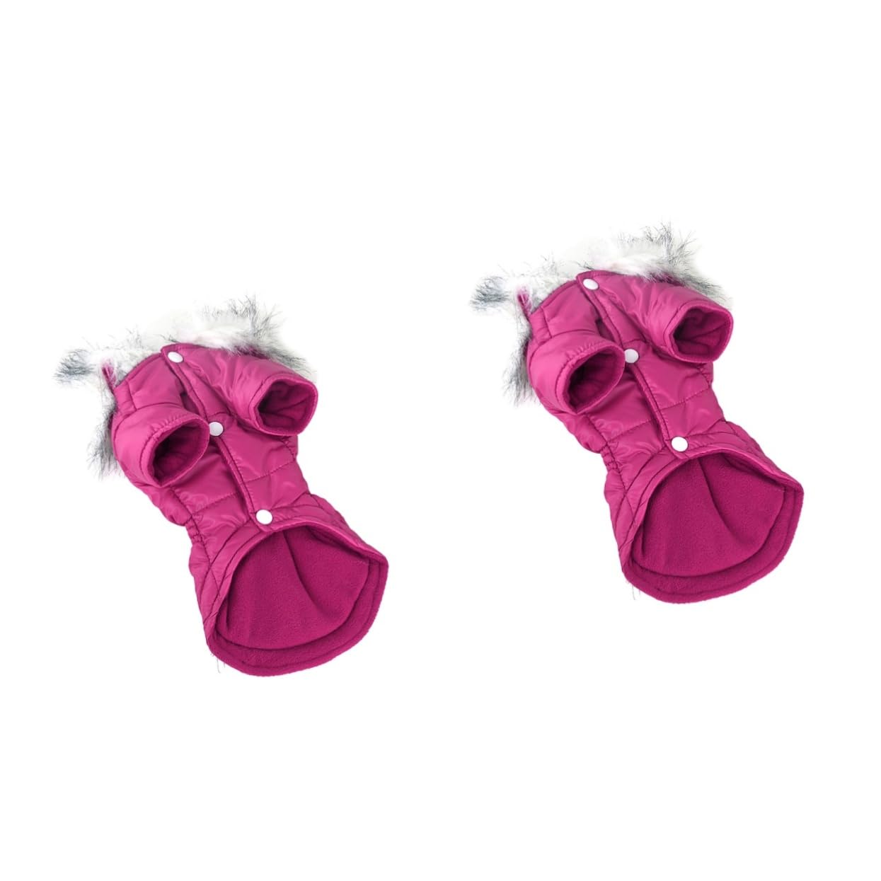 Milisten 2pièces Manteau pour Chien Douillet Vêtement Automnal Et pour Animaux Froid Et Humidité Couleur