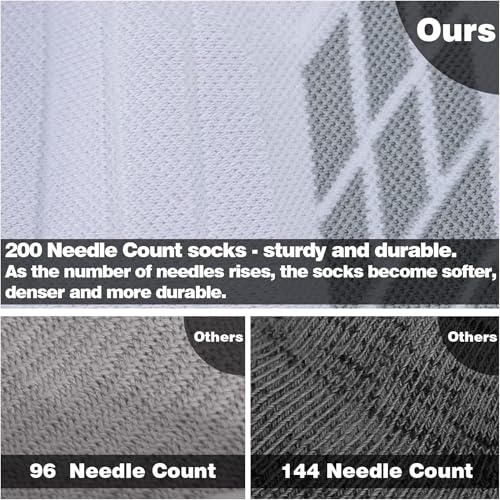 Image of Hylaea No Show Running Athletic Anti-Blister Wicking Coolmax Socks, Seamless Anti-odor